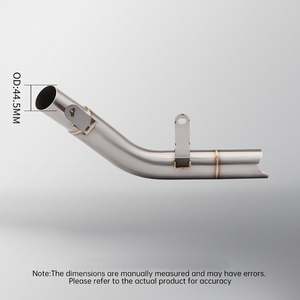 CHMotor Slip-on pour <span class=keywords><strong>SUZUKI</strong></span> GSX-R600 GSX-R750 GSXR 600 <span class=keywords><strong>750</strong></span> 2011-2021 <span class=keywords><strong>2022</strong></span> 2023 Échappement de moto, tuyau de liaison intermédiaire - Product Image 2