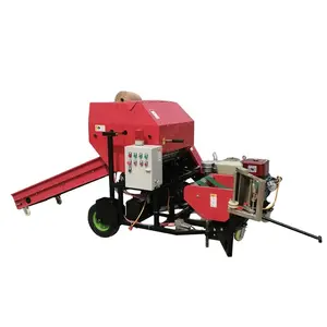 Automatische Mini-Futter-Maissilage-Rund ballen presse