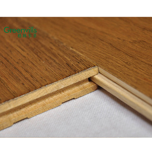 Plancher en chêne massif en bois naturel 100% gratté à la main, parquet en bois dur - Product Image 5