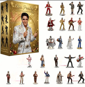Calendrier de l'Avent Elvis Presley-Boîte aveugle Décoration de sapin de Noël Ornements en plastique 12 + y - Product Image 6