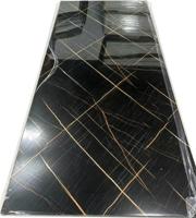 Panneau mural imperméable à haute brillance, panneau en PVC marbré UV pour la décoration murale de la maison, panneau pour murs intérieurs, salon
