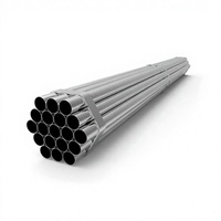 Tuyau en acier ERW galvanisé à chaud Q235B Q345B certifié TUV, fileté et raccordé pour système de stockage et de rayonnage en entrepôt