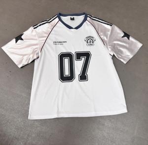 Streetwear durable Camiseta maille Original américain personnalisé Football collège Football <span class=keywords><strong>t</strong></span>-shirts 25/26 Jersey Maillot De Pied - Product Image 1