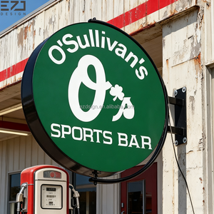 Ezd tùy chỉnh quảng cáo ngoài trời kinh doanh Logo hiển thị LED Light lightbox 360 xoay vòng hộp đèn - Product Image 2