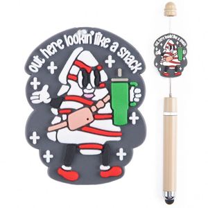2025 nuevo diseño de cuentas focales navideñas coloridas para hacer bolígrafos, películas, Hulk, El Señor de los Anillos, cuentas focales de silicona personalizadas - Product Image 6