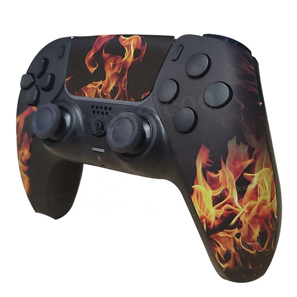 Controller Replacement Shell Handwriting Touchpad Customizable Game Console Handle Shell For Ps5 Controller Shell