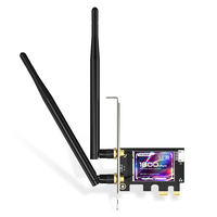 Adaptador WiFi EDUP WIFI6 de Doble Banda 1800Mbps para Escritorio PCI-E con BT5.2 802.11ax WLAN para Tarjeta de Red Windows/Android/Linux
