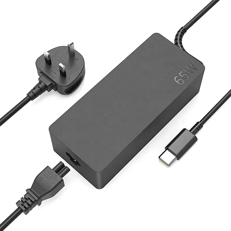 65W 20V 3.25A Portable Laptop Charger For Lenovo Thinkpad Yoga Chromebook XPS 13 Type-C Fast Charger Laptop Power Ac Adapters