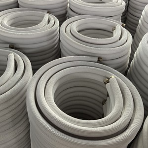 Tuyau de raccordement en cuivre isolé Baoyuan pour climatiseur, 2P 3m, blanc, anti-âge, résistant aux hautes températures - Product Image 2