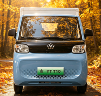 Véhicule utilitaire électrique YuanTong efficace, plateau plat de 1925 mm, moteur de 50 kW, autonomie de 201-300 km pour un chargement/déchargement facile