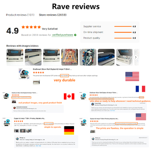 <span class=keywords><strong>Imprimante</strong></span> DTF numérique A3, four rouleau à rouleau de 33 cm, facile à utiliser, machine d'impression de t-shirts, nouvelle, 1440 dpi, automatique, garantie 3 ans - Product Image 4