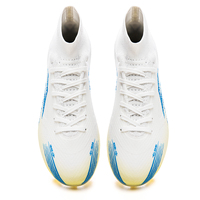 Chaussures de football toutes saisons printemps-automne, fabrication ODM directe d'usine, chaussures de foot avec empeigne en mesh, semelle intermédiaire en caoutchouc, crampons durables unisexes