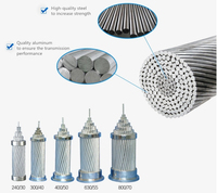 Buen Precio aaac/acsr/aac conductor 50mm2 100mm2 acsr 1/0 cable conductor