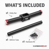 Colonne de direction en fibre de carbone Carbonrevo pour trottinette électrique, tige pliable, fonctionnement fluide pour la conduite tout-terrain, pièce de mise à niveau