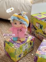 Nouvel Arrivage en Gros : Pendentif Peluche Artisanal Authentique World Wakuku V4 Blind Box, Jouet en Peluche Fait Main, Cadeau, Figurine de Film et de Télévision à l'Échelle 1/6
