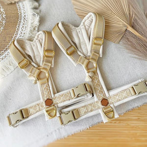 Accessoires pour animaux de compagnie légers et personnalisés Harnais rembourré confortable en nylon de haute qualité sans traction pour chiens de taille moyenne - Product Image 5