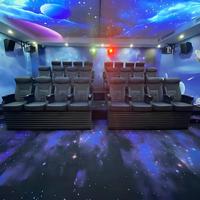 Camion de cinéma 5D à réalité virtuelle 9D, pour divertissement intérieur, en métal et plastique durables, certifié CE, capacité de 500 kg, pour parcs à thème