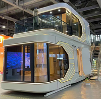 Maison de Ferme Modulaire Préfabriquée en Capsule Spatiale 38m² – Aménagement Optimisé, Villa Haut de Gamme Écologique à Énergie Solaire pour l'Extérieur