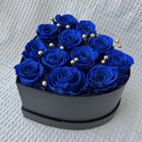 Nouvelles roses préservées en boîte ronde de 27 fleurs pour mariage, Saint-Valentin, remise de diplôme, Noël