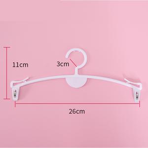 Vente en gros Bestifrom Logo personnalisé anti-dérapant vêtements cintre en plastique couleur sous-vêtements Clips cintre pour adulte pantalon soutien-gorge affichage - Product Image 5