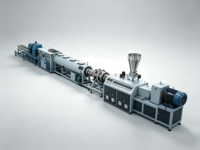 Línea de Producción de Extrusión de Tuberías de PVC, Línea de Extrusión de Doble Color para Tuberías de PVC, Equipo para Tuberías de Agua para Casas Prefabricadas