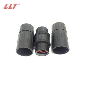 Conector Ethernet <span class=keywords><strong>RJ45</strong></span> de Bloqueo Rápido LLT M16, <span class=keywords><strong>Cable</strong></span> de Red Cat6 Cat5e <span class=keywords><strong>RJ45</strong></span>, Conector Impermeable IP67 - Product Image 2
