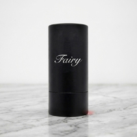 Coffret cylindrique en papier noir fait à la main, 1 pièce, bouteille de parfum, boîte-cadeau