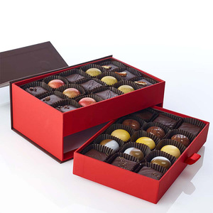 Scatola regalo rettangolare amore e cioccolato scatola regalo floreale di san valentino per cibo e Cadeau <span class=keywords><strong>Amour</strong></span> - Product Image 2