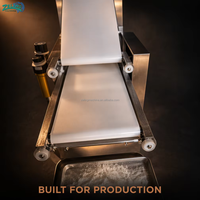 Machine à pain pita semi-automatique Zeling L-B1, capacité de 4800-5400 pièces/heure, épaisseur réglable, moule personnalisé, presse à pâte