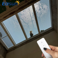 Système de toiture en verre continu à persiennes verticales de grande portée pour usage commercial, cadre en aluminium étanche, ouverture automatique électrique