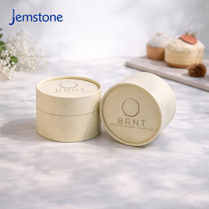 กล่องบรรจุภัณฑ์ทรงกระบอกทำจากกระดาษคราฟท์ทนความร้อนสำหรับขนมอบเค้ก ชีสเค้ก  แบบพิมพ์ลาย รีไซเคิลได้ ใช้สำหรับอาหาร - Product Image 1