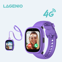 Reloj Inteligente para Niños LAGENIO K3 4G con Tarjeta SIM IP68, Videollamadas HD, Modo Clase, GPS+WIFI+LBS, Posicionamiento SOS, CE FCC