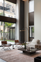 Ensemble de canapés modulaires en tissu, design moderne, avec combinaison libre, durable et personnalisable, pour hôtel, villa, appartement, salon