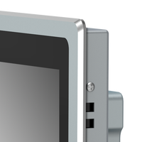 Moniteur LCD industriel capacitif à montage mural chaud 12 18 32 pouces tout en un PC moniteurs à écran tactile capacitif à écran plat Hd