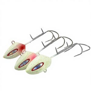 <span class=keywords><strong>BEYA</strong></span> 150g 200g 250g Taidao Tianya Leurre de pêche en mer à crochet retourné, entièrement lumineux, à double griffe, pour pêche en bateau suspendu - Product Image 1