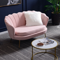 Fauteuil de Style européen moderne en tissu de velours doux canapé salon canapé-lit canapés sectionnels