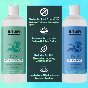 Eliminador de cloro, champú para nadadores, hidratante, elimina el agua salada, acondicionador pre y <span class=keywords><strong>post</strong></span> natación, champú reparador para nadar y el cabello - Product Image 3