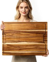 Planches à découper en bois d'acacia épais personnalisées et multi-usages