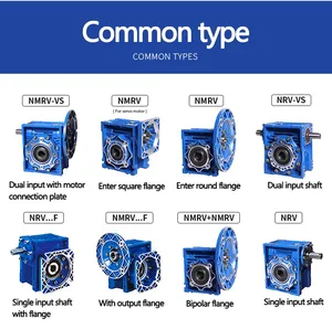 Nhà máy bán buôn nmrv50 trục hộp số 1:50 tỷ lệ tốc độ giảm tốc hộp số <span class=keywords><strong>Worm</strong></span> Gear Reducer - Product Image 4
