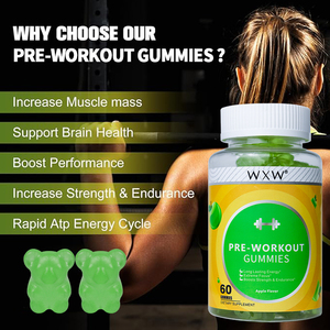 Reliable and Good <b>Pre</b>-<b>workout</b> Muscle Creatine Monohydrate Gummies <b>Supplement</b> Mushroom Gummies Candy - Product Image 3