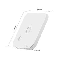 앱 전화 통화 녹음 장치가 있는 64GB 스마트 AI 음성 녹음기, 골전도 감지 녹음, 무선 데이터 전송