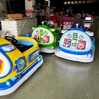Manèges d'amusement en plein air, voiture tamponneuse en fibre de verre, voiture tamponneuse électrique à LED pour enfants, à vendre