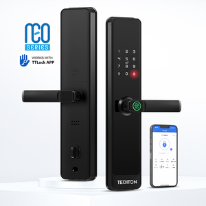 Tediton NEO radura Inteligente Con Huella وtt Lock من زجاج الألومنيوم للفنادق - Product Image 1