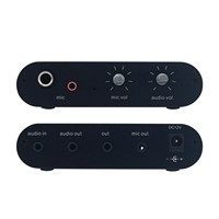 Kit de préamplificateur de microphone MA-2S Mélangeur audio de préampli de microphone pour micros dynamiques et à condensateur