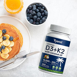 Cápsulas de vitamina OEM/ODM de alta calidad que favorecen la salud ósea, reforzan la inmunidad y promueven la absorción de calcio. Cápsulas de vitamina D3 + K2. - Product Image 6
