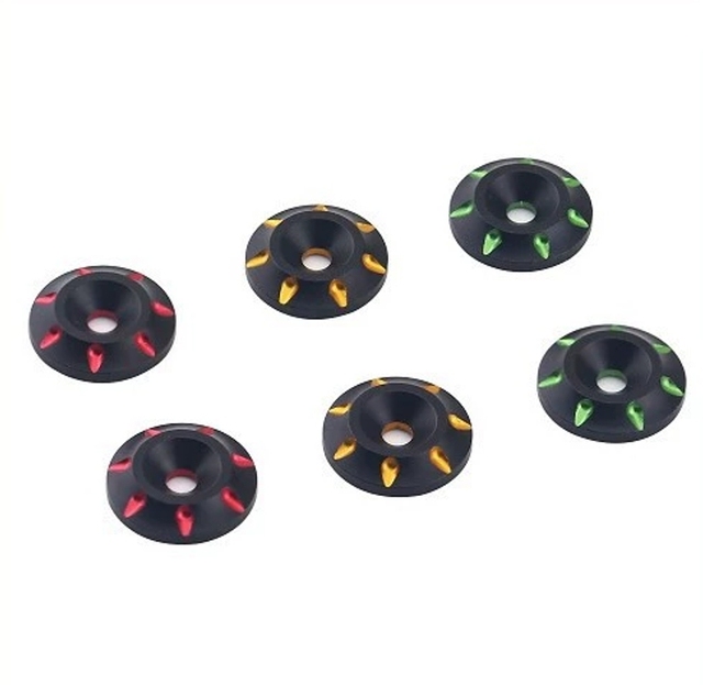 1:8 1:10 RC Model Car Off-road Electric Vehicle Metal Rear Wing Gasket M3 Hole Racing Truck Part