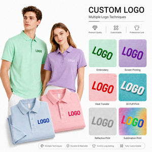 เสื้อโปโลพรีเมียม 200gsm ผ้าโพลีเอสเตอร์ 100% ระบายอากาศได้ดี เนื้อผ้านุ่ม สีพื้น ปักโลโก้ได้ตามต้องการ สำหรับผู้ชายและผู้หญิง เสื้อกอล์ฟ ชุดยูนิฟอร์มทำงาน - Product Image 2