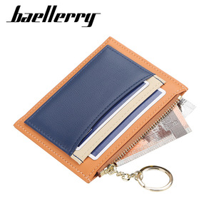 กระเป๋าใส่บัตรผู้หญิง Baellerry หนัง PU กระเป๋าใส่เหรียญแบบมีซิป ขนาดเล็กบาง ใส่บัตรเครดิต ใช้ได้ทุกวัน - Product Image 5
