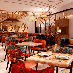 उच्च अंत लक्जरी विंटेज अनुकूलन टेबल बफेट रेस्तरां इंटीरियर डिजाइन फर्नीचर बिक्री रेस्तरां दुकान सजावट टेबल - Product Image 5