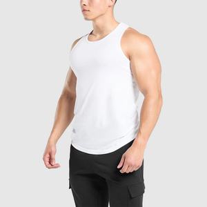 Wholesale Custom Summer Fit Solid <b>Men's</b> <b>Singlet</b> Gym Sports Tank Top Custom Color and logo Running <b>Singlets</b> for <b>Men</b> - Product Image 4